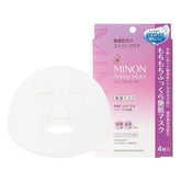 MINON Amino Moist Glutinous Rice Cake Plump Tsuyahada Mask 4pcs